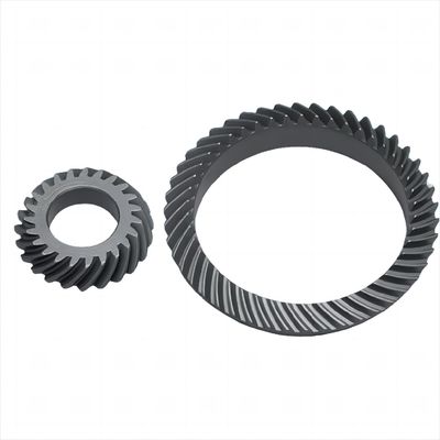 28 Dentes 90 graus Espiral Bevel Gear Carga Pinion pesado Crown Gear para aviação