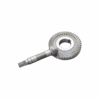 Polisher Espiral Helical Hypoid Bevel Gear Set Forjado Casting Crown Bevel Pinion para máquina de polir bordas
