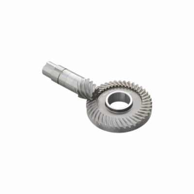 Polisher Espiral Helical Hypoid Bevel Gear Set Forjado Casting Crown Bevel Pinion para máquina de polir bordas