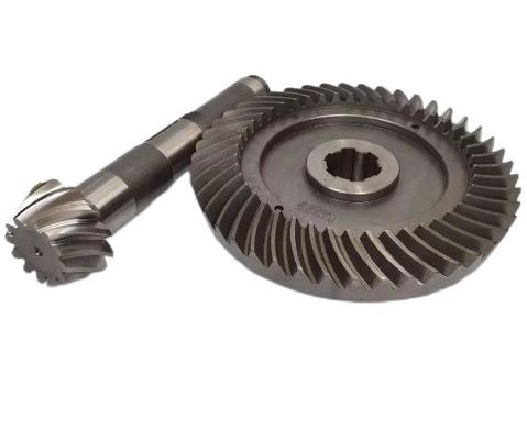 Roda de transmissão de máquinas CNC de engrenagem de bisel angular espiral pequena