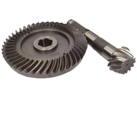 Roda de transmissão de máquinas CNC de engrenagem de bisel angular espiral pequena