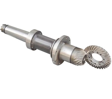 Tipo de montagem de flange de engrenagem de bisela em espiral de alta precisão para a indústria