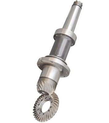 Tipo de montagem de flange de engrenagem de bisela em espiral de alta precisão para a indústria
