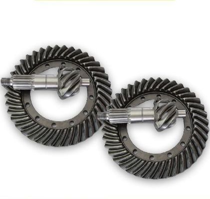 Engrenagens de bisel em espiral personalizadas Tratamento térmico Apagamento e temperação para um desempenho ideal