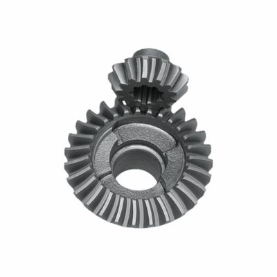 Engrenagem em espiral de grau zero, malha multi-dentes, menos forças axiais