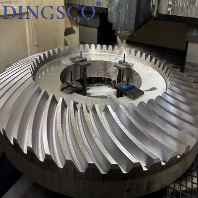 20CrMnTi Capacidade de Carga Pesada Engrenagem de Bevel Espiral para Transmissão Industrial de Alta Velocidade
