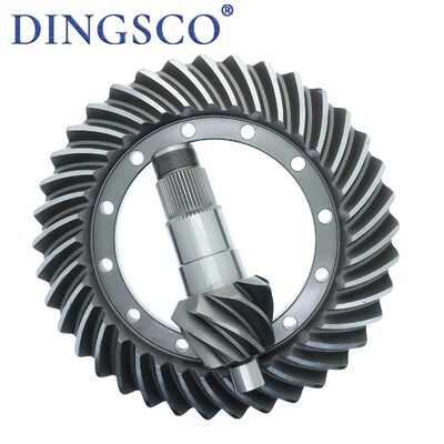 18CrNiMo7-6 Capacidade de carga pesada engrenagem de bisel espiral para eixo traseiro automotivo de alta velocidade