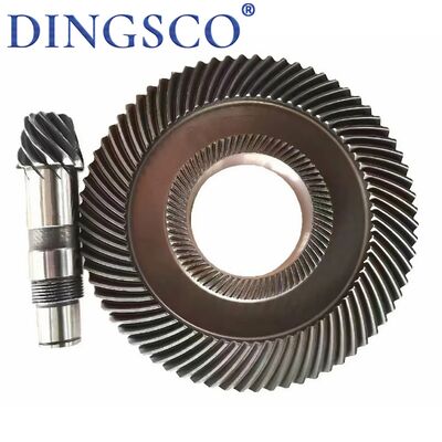 Custom HRC 58?? 62 Espiral Bevel Gear Pinion da China aço endurecido para a máquina de indústria